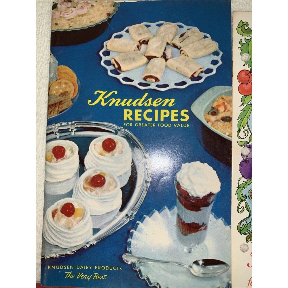 Vintage Knudsen Dairy Products Recipe Books (9) Holiday‎ 1950's -60's